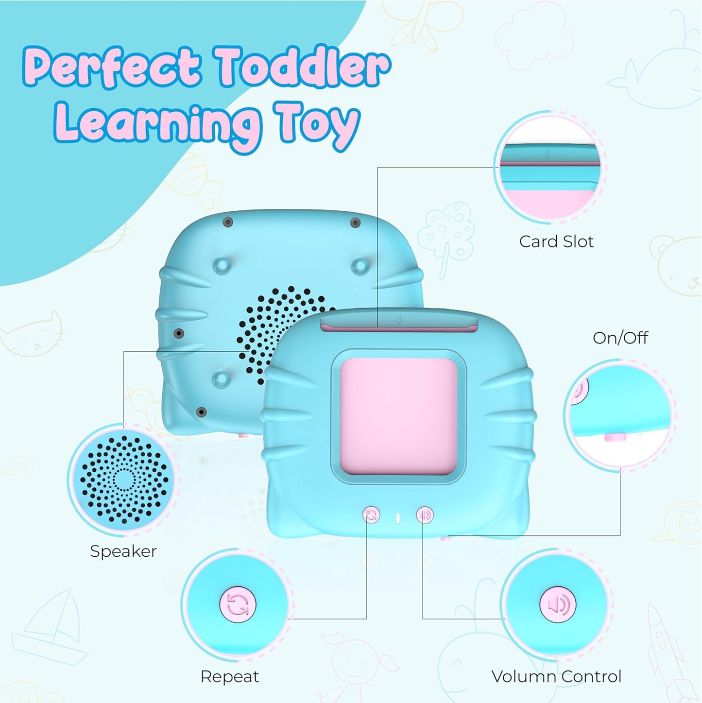 Talking Flash Cards For Toddlers - Kids
