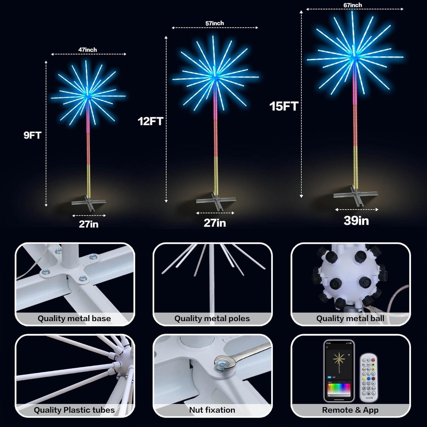 Smart Firework LED Lights