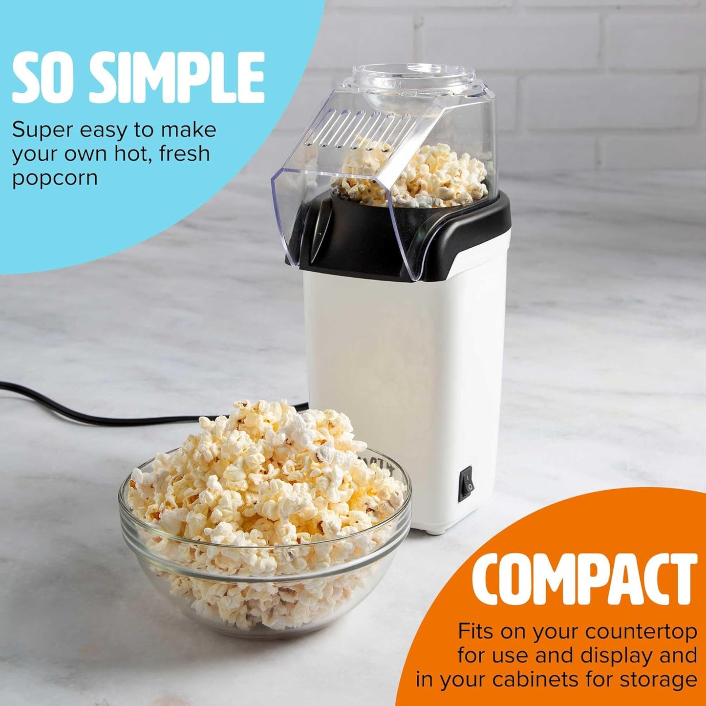 Mini Hotair Popcorn Popper