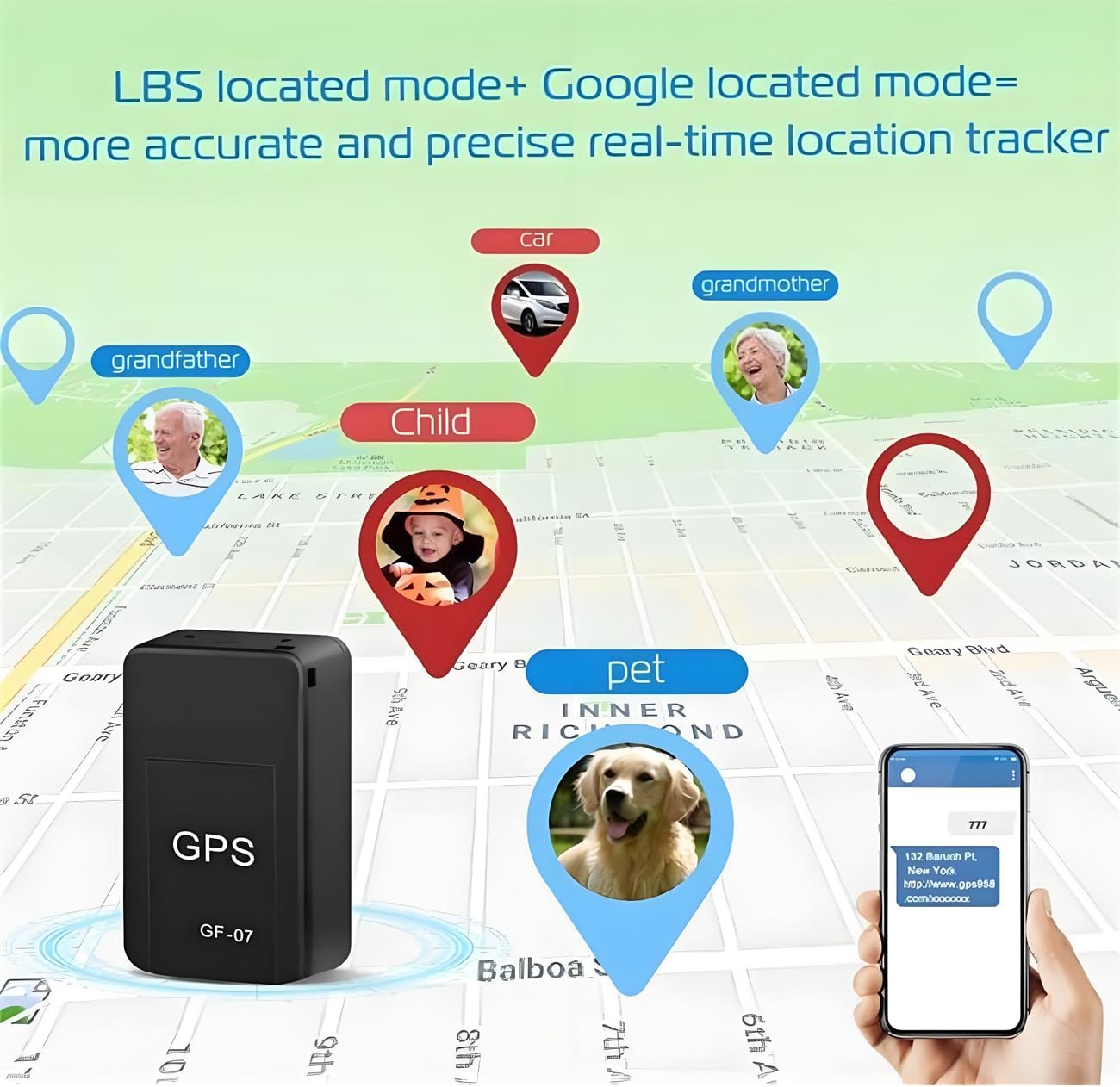 Magnetic Mini GPS Real Time Tracker For Multipurpose