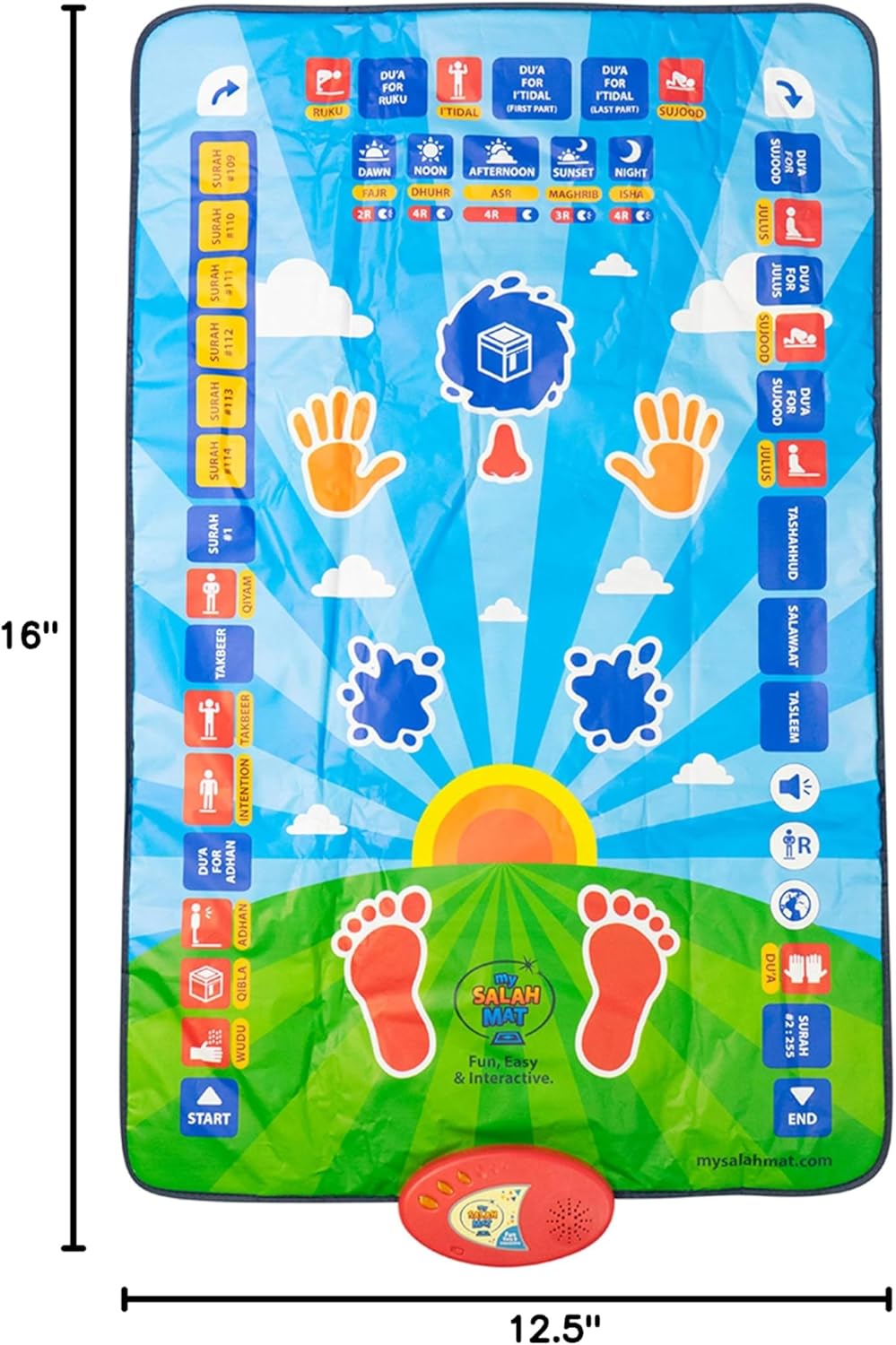 Prayer Mat For Kids - Smart Interactive Prayer Mat for Learning The Salah