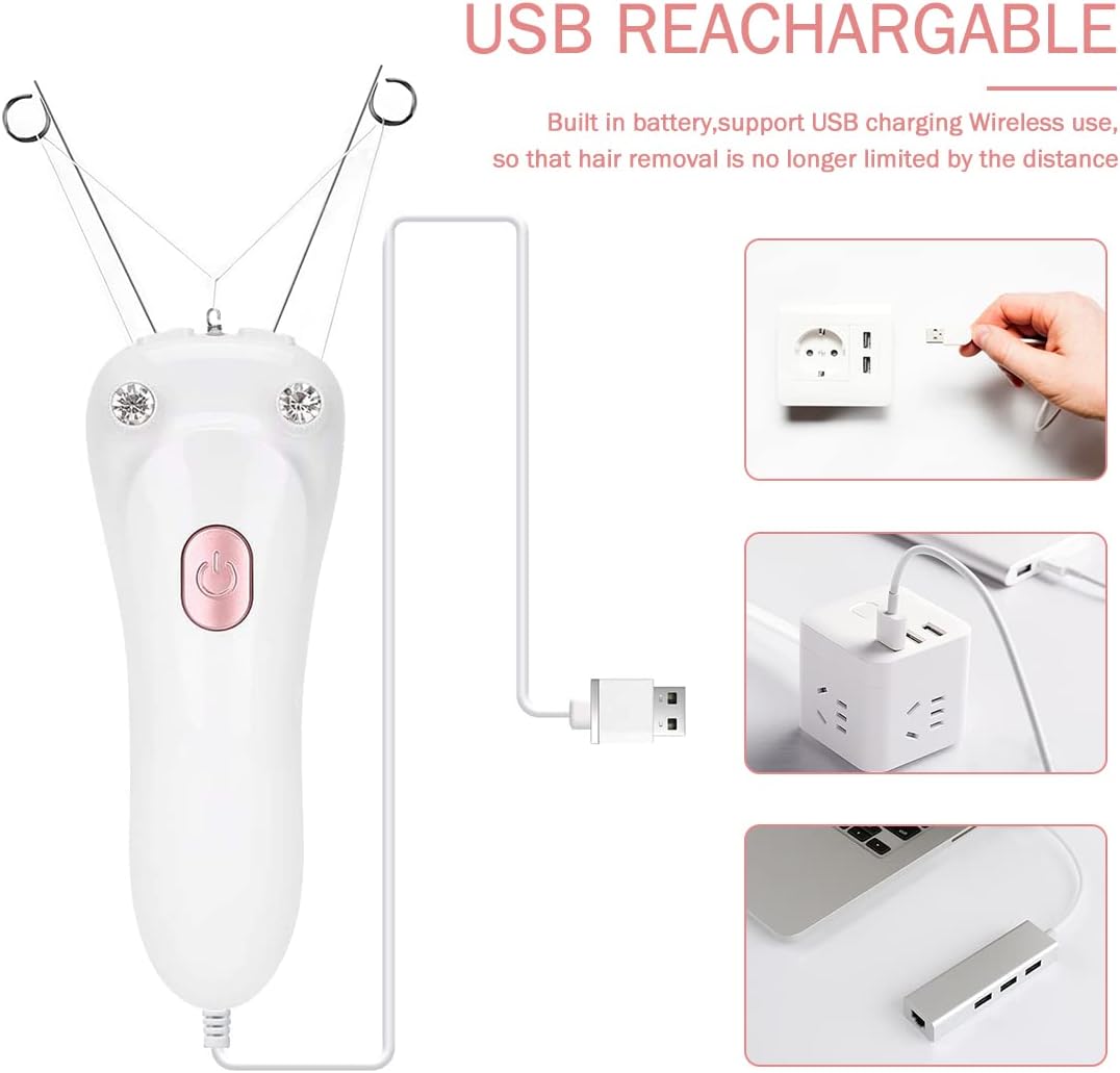 Electric Facial Threading Hair Removal for Women