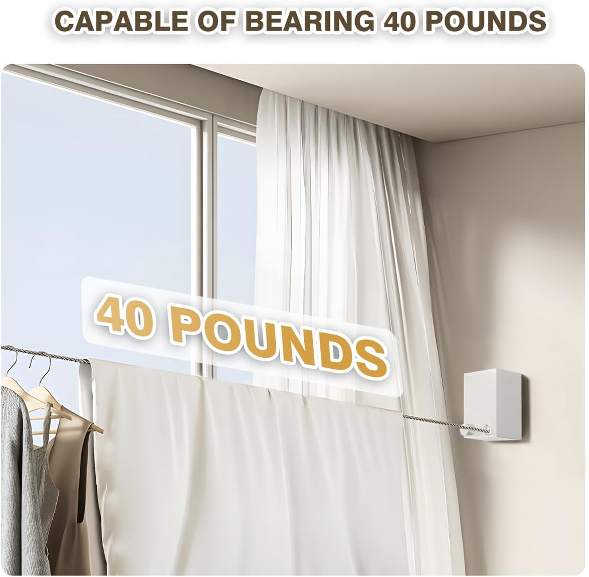 Retractable Clothesline Drying Rope