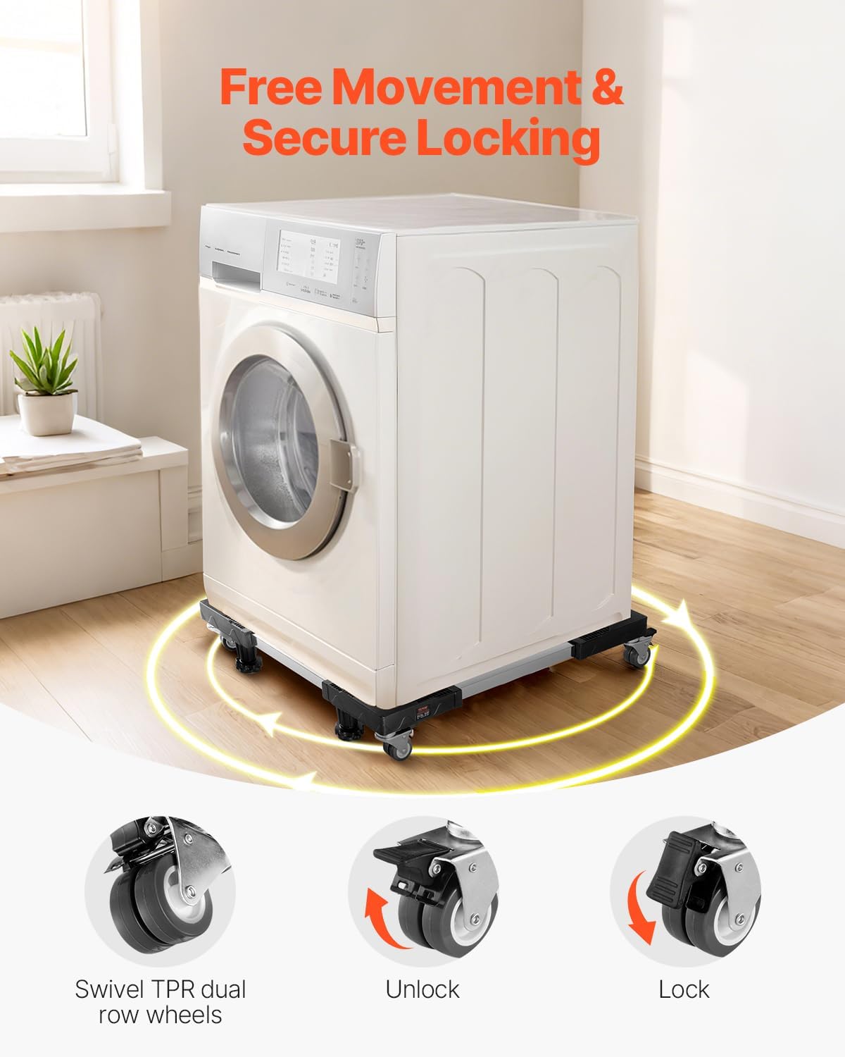Adjustable Base Stand For Fridge / Washing Machine