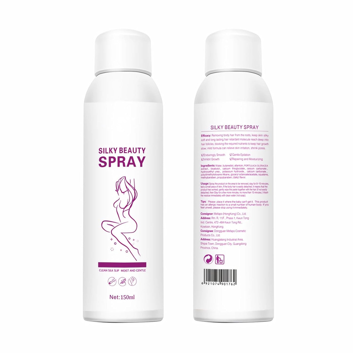 Unisex Hair Removal Spray Suitable For All Skin Types
