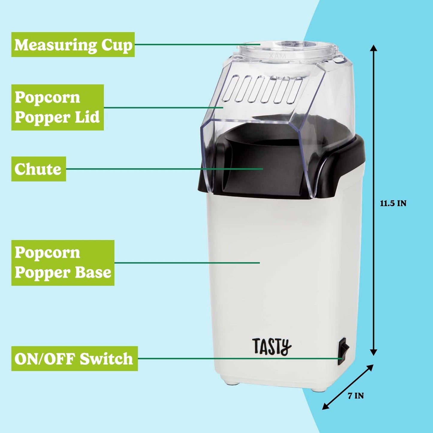 Mini Hotair Popcorn Popper