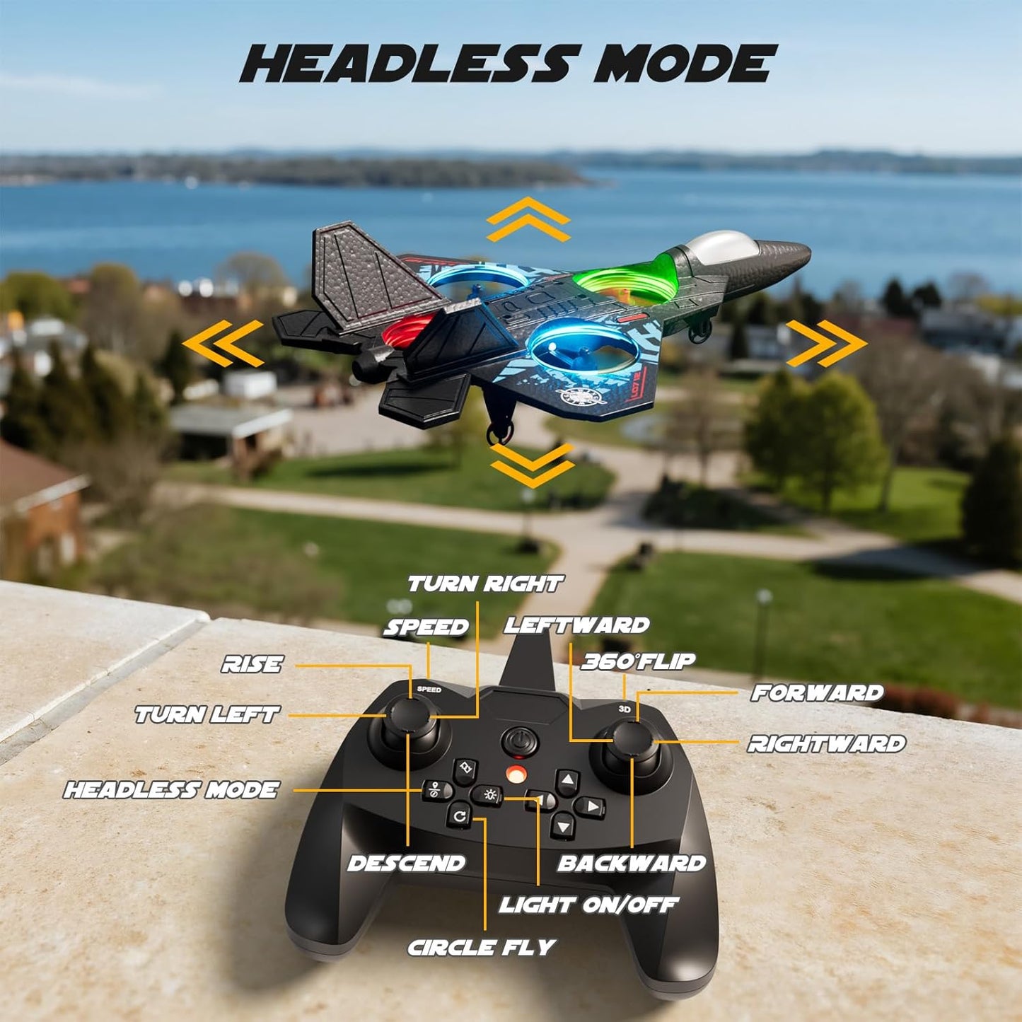 Remote Control Airplane RC Plane Drones for Kids
