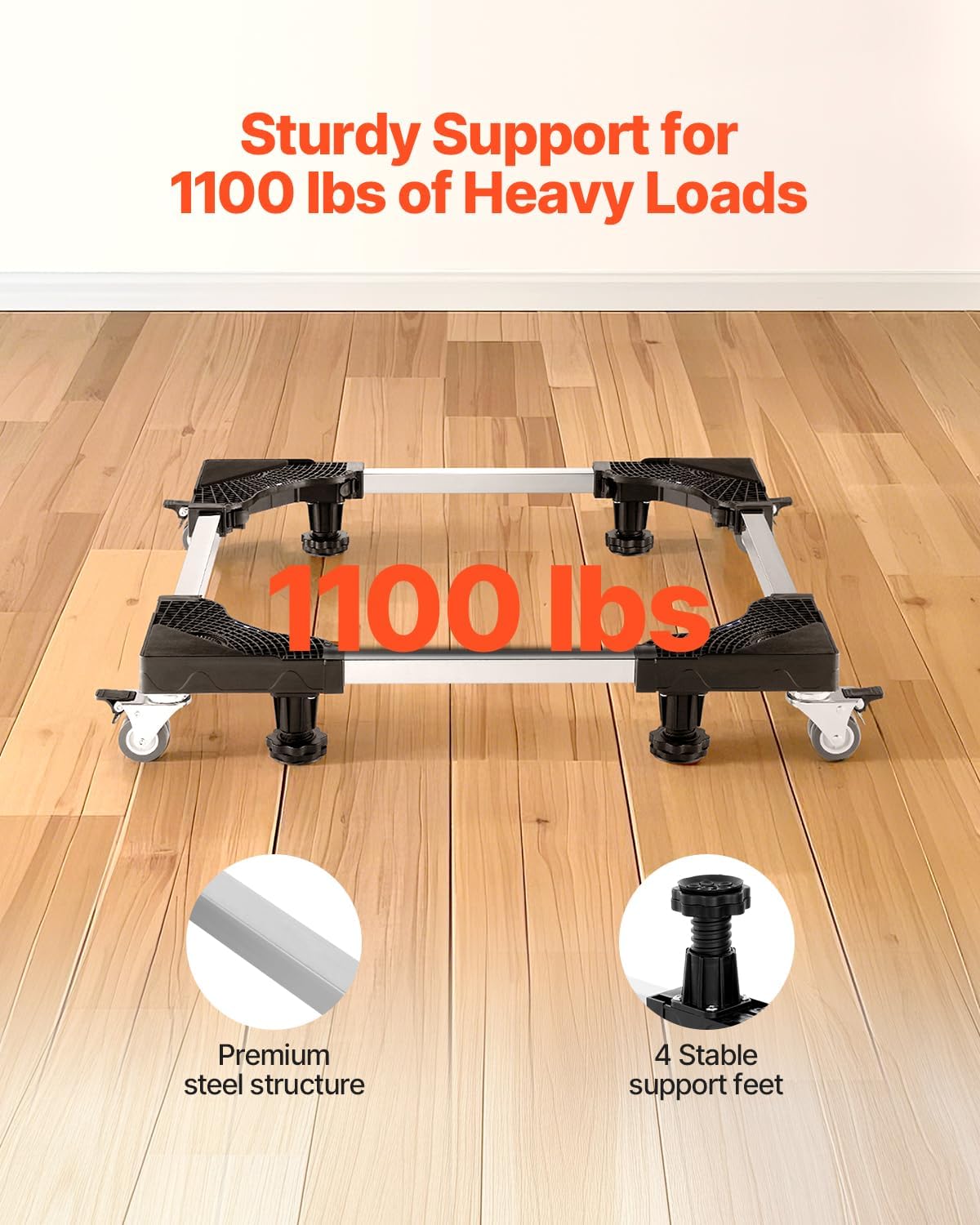 Adjustable Base Stand For Fridge / Washing Machine