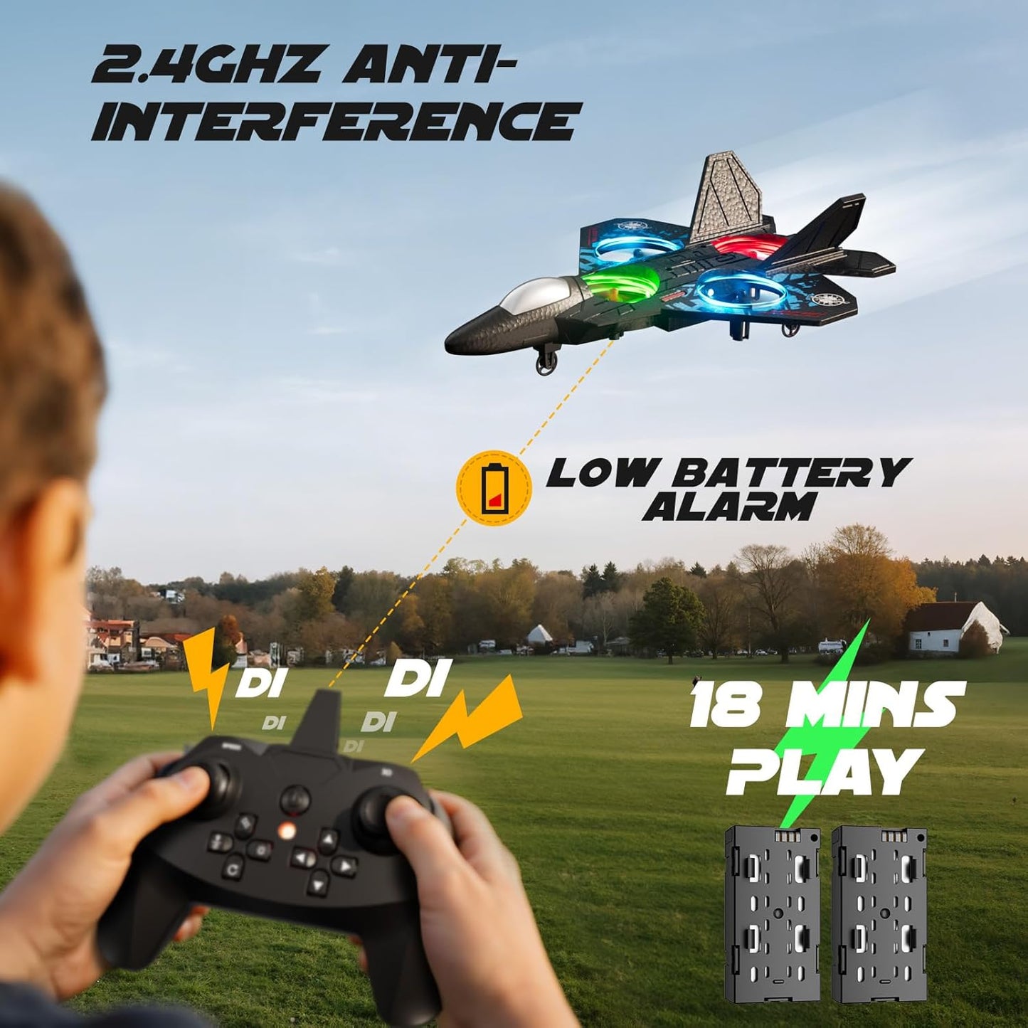 Remote Control Airplane RC Plane Drones for Kids