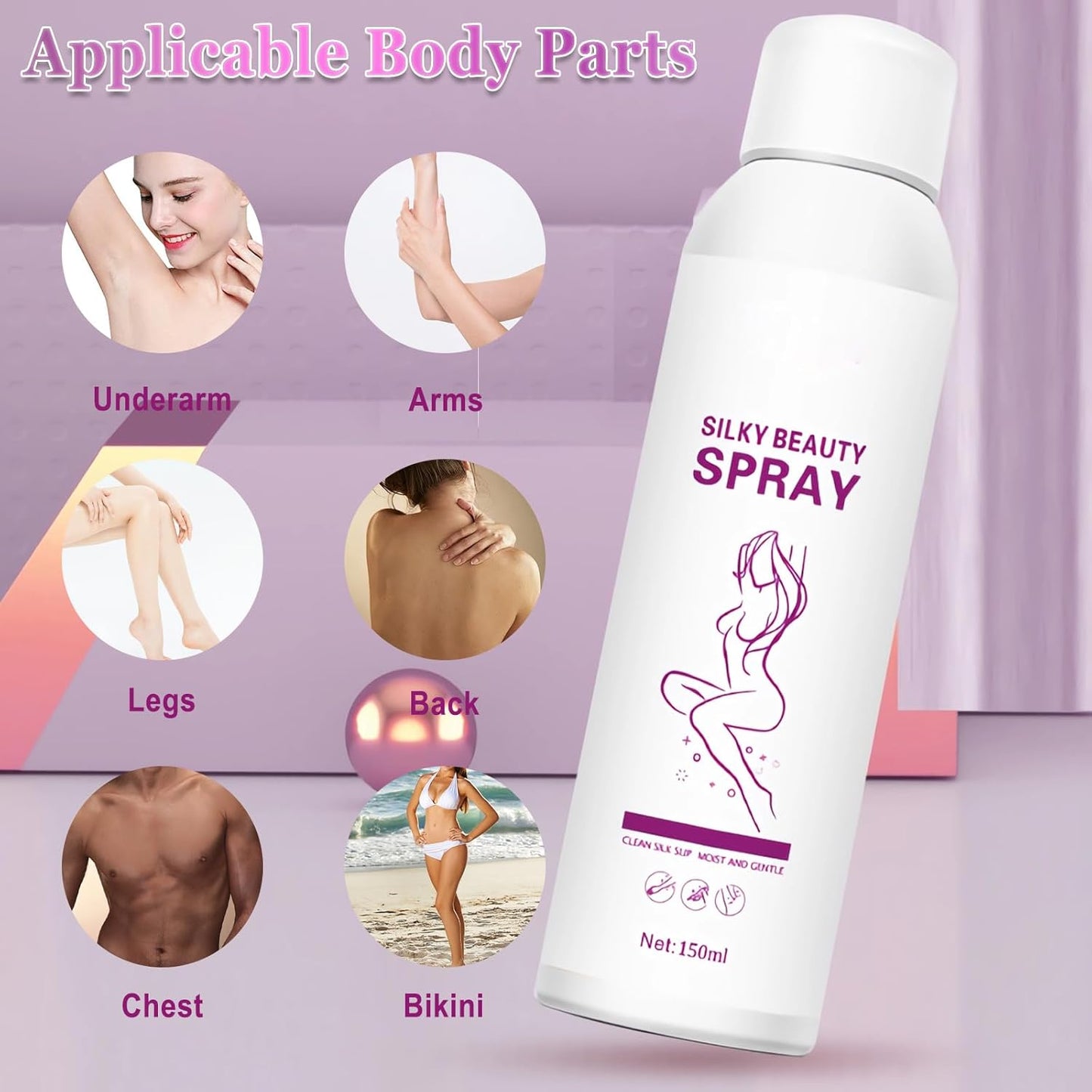 Unisex Hair Removal Spray Suitable For All Skin Types