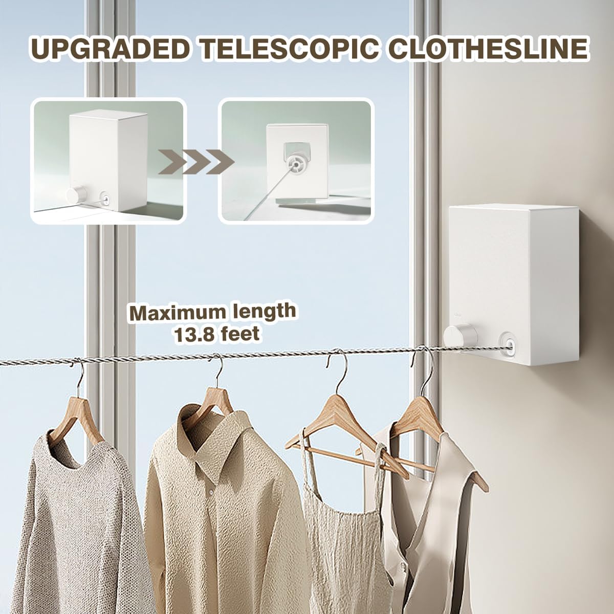 Retractable Clothesline Drying Rope