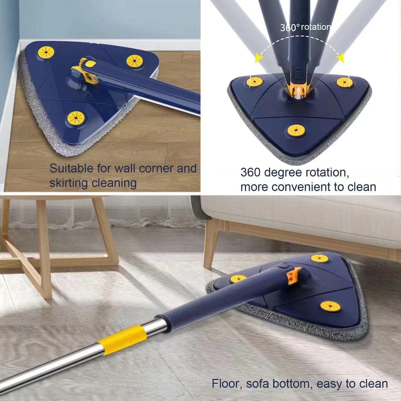 360° Rotatable Adjustable Cleaning Mop