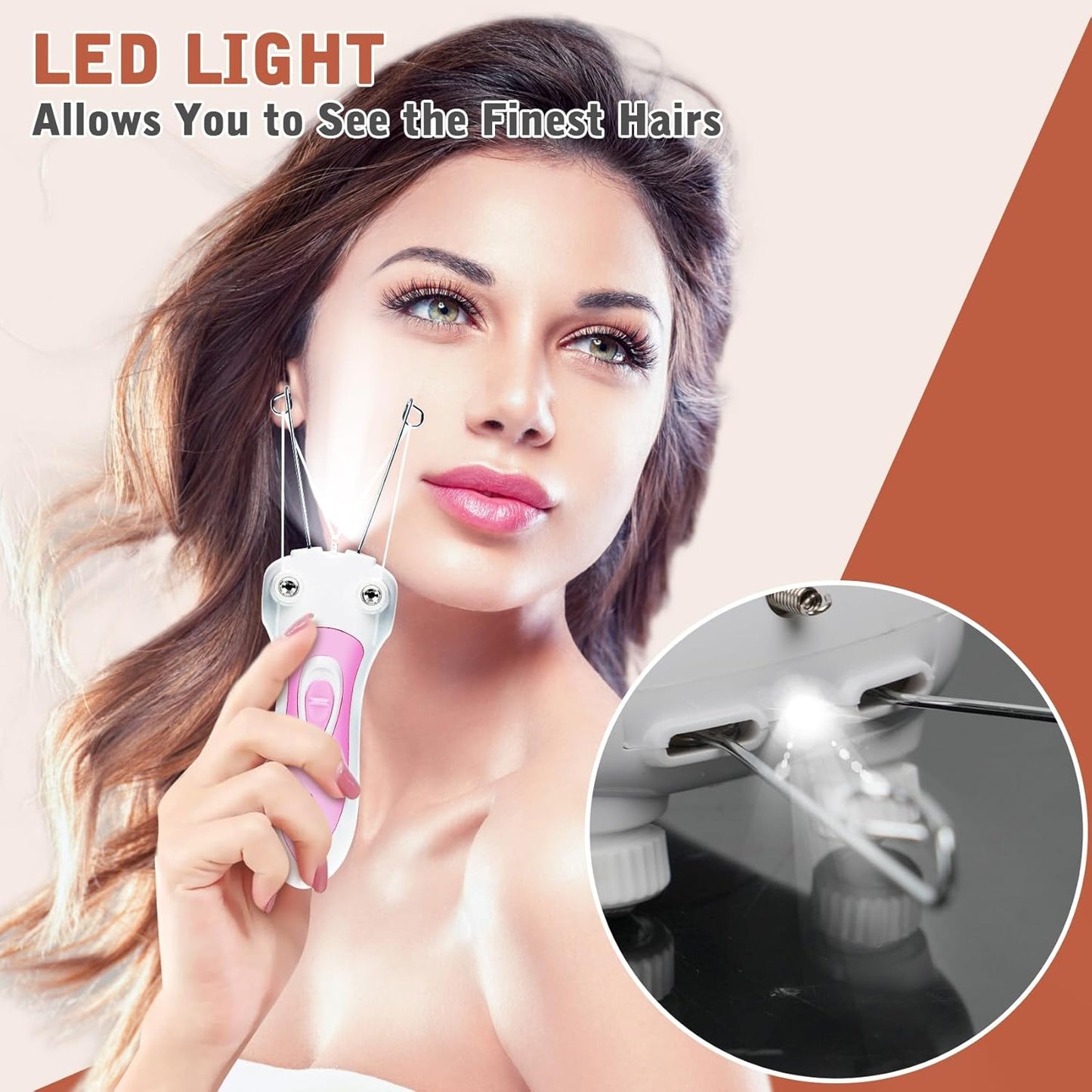 Electric Facial Threading Hair Removal for Women