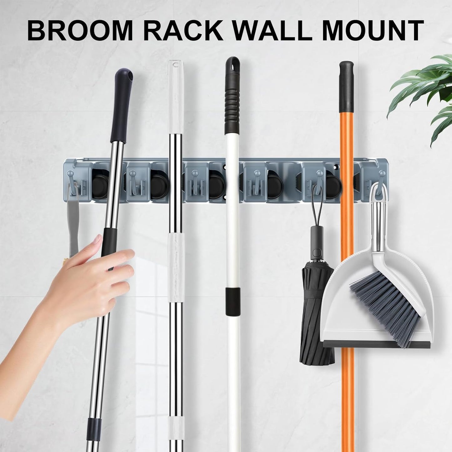 Brooms And Toiletries Organizer