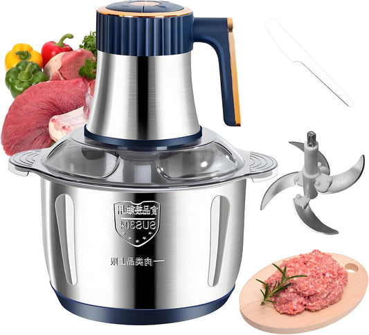 Stainless Steel Electric Food Chopper - 5L