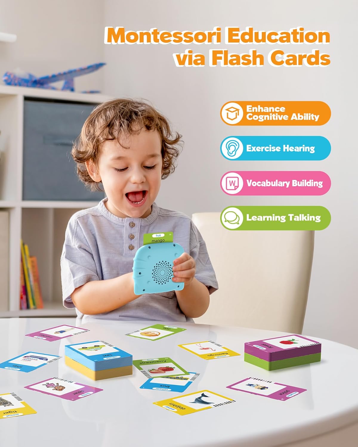 Talking Flash Cards For Toddlers - Kids
