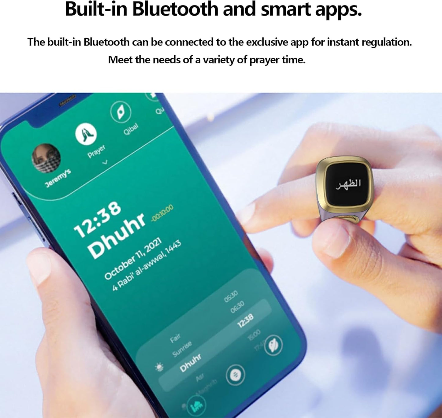 Smart Zikr Ring Digital Counter