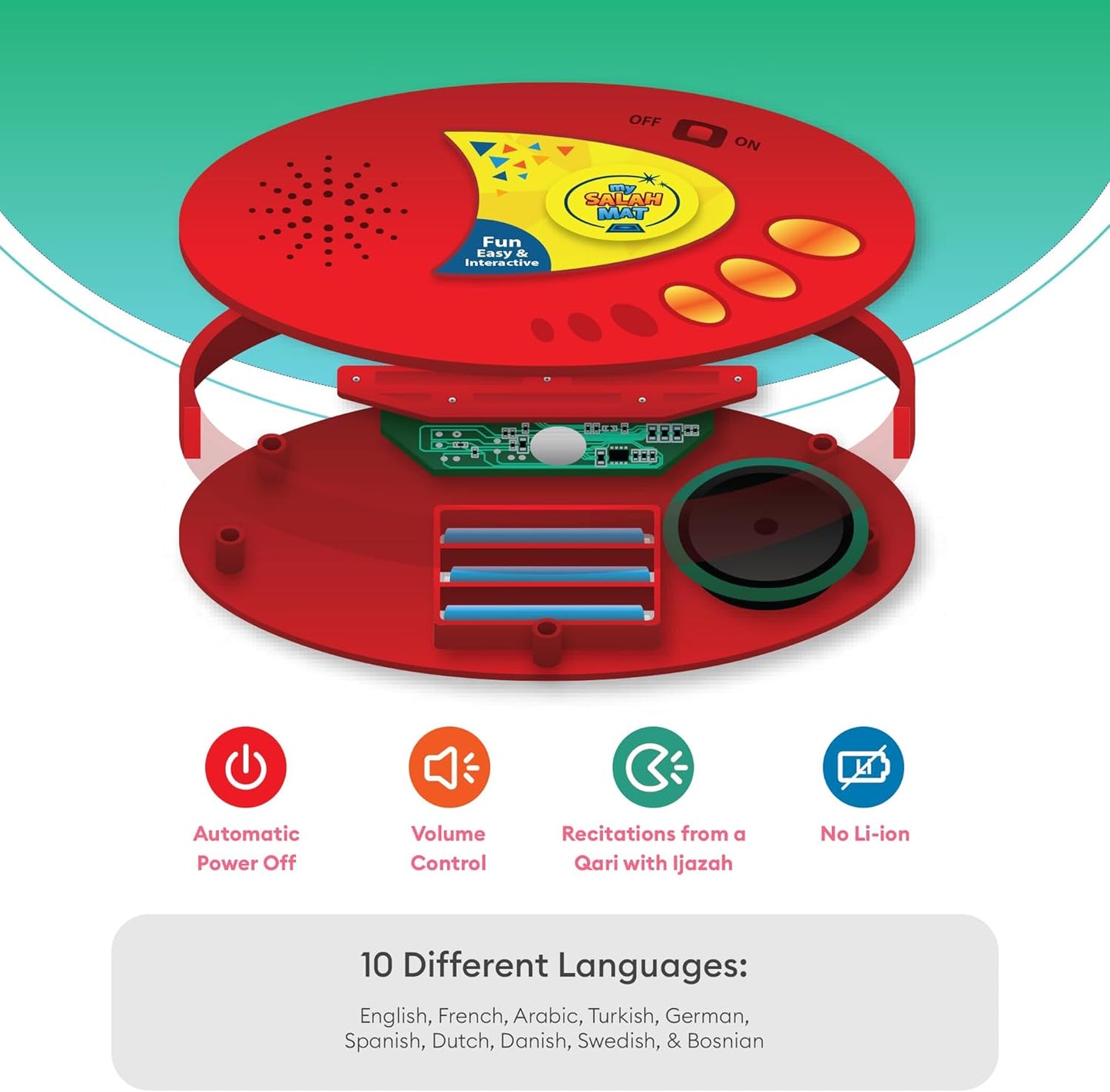 Prayer Mat For Kids - Smart Interactive Prayer Mat for Learning The Salah