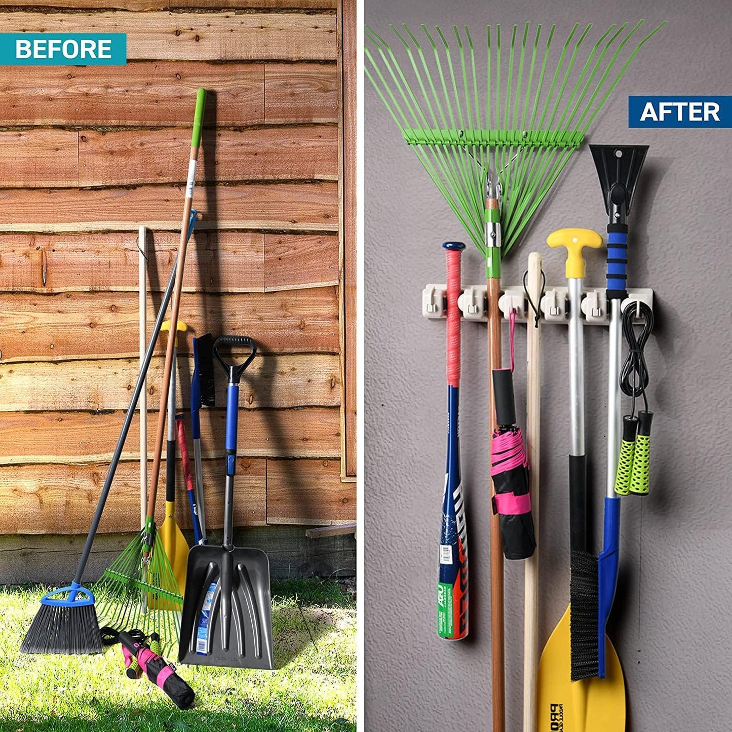 Brooms And Toiletries Organizer