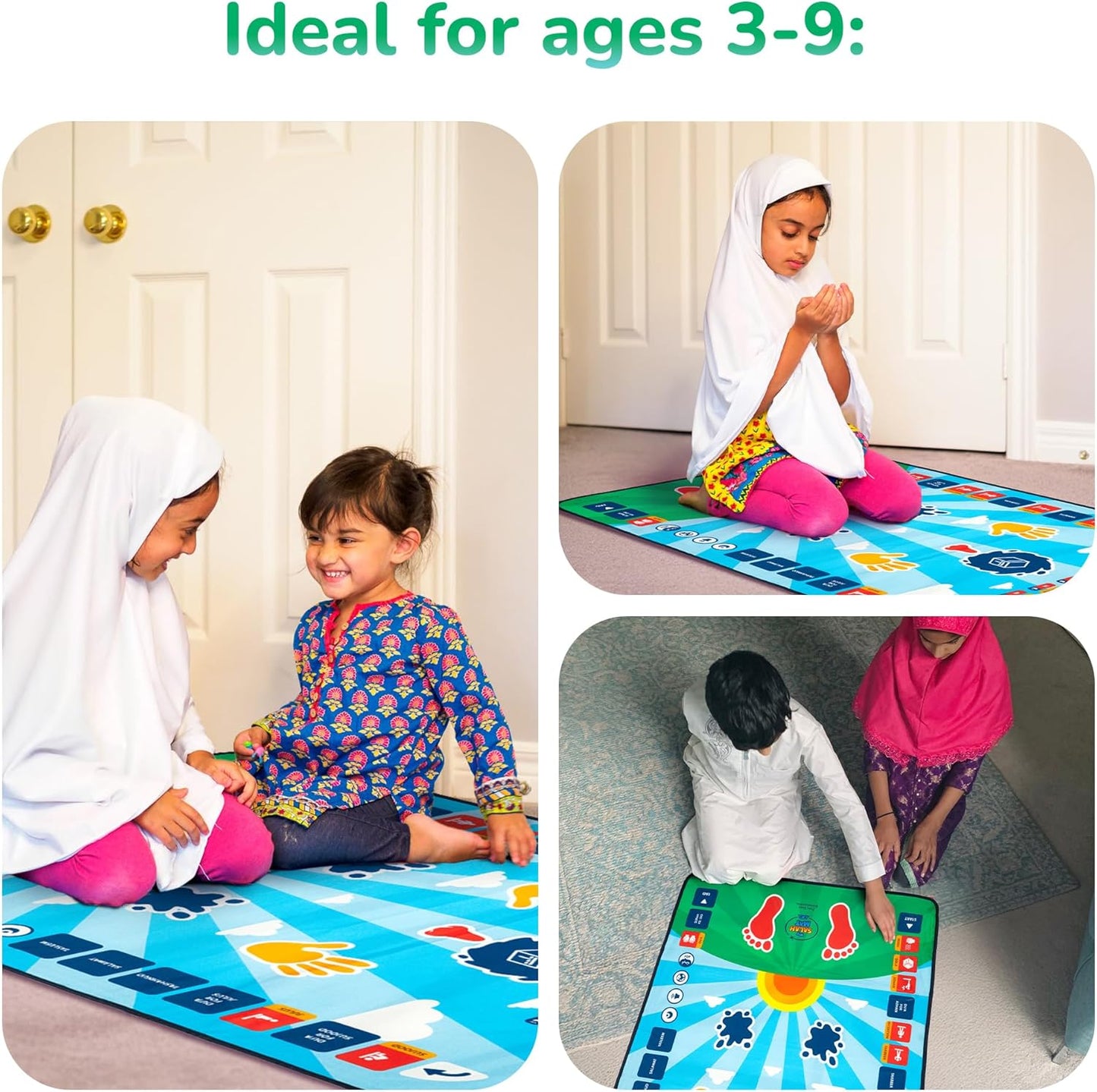 Prayer Mat For Kids - Smart Interactive Prayer Mat for Learning The Salah