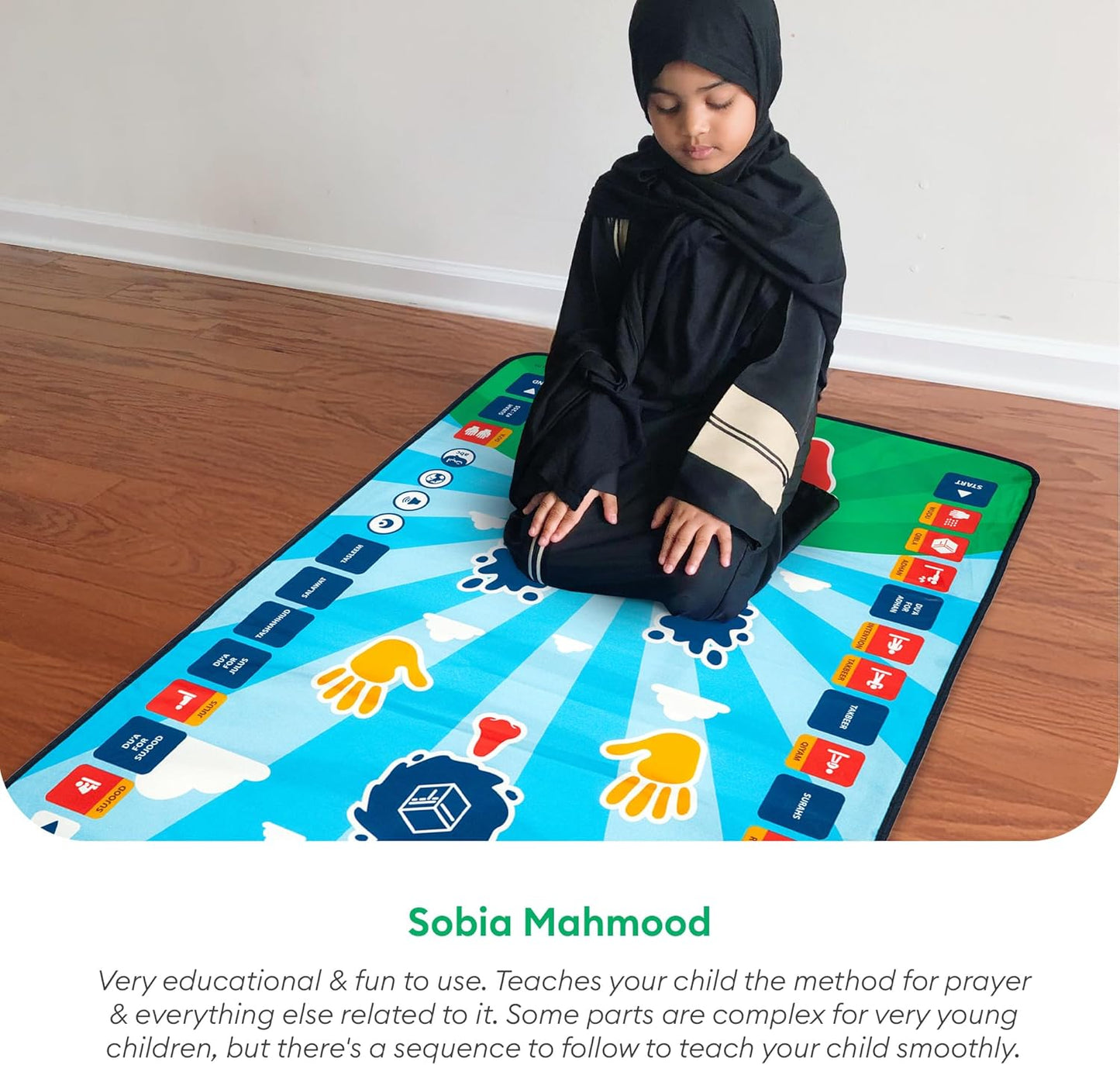 Prayer Mat For Kids - Smart Interactive Prayer Mat for Learning The Salah